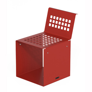 Cubik Bench with Backrest by City Design
