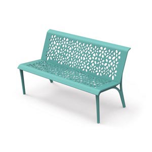 Monet Aluminum Bench by City Design