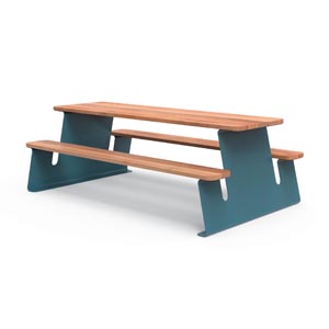 Wave Picnic Table by City Design